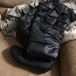 Black boots